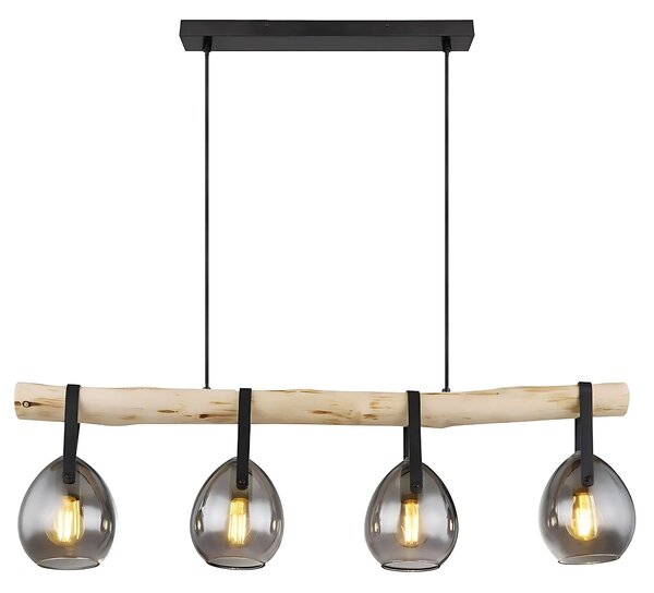 Stenska svetilka APP1775-4CP WOOD GREY