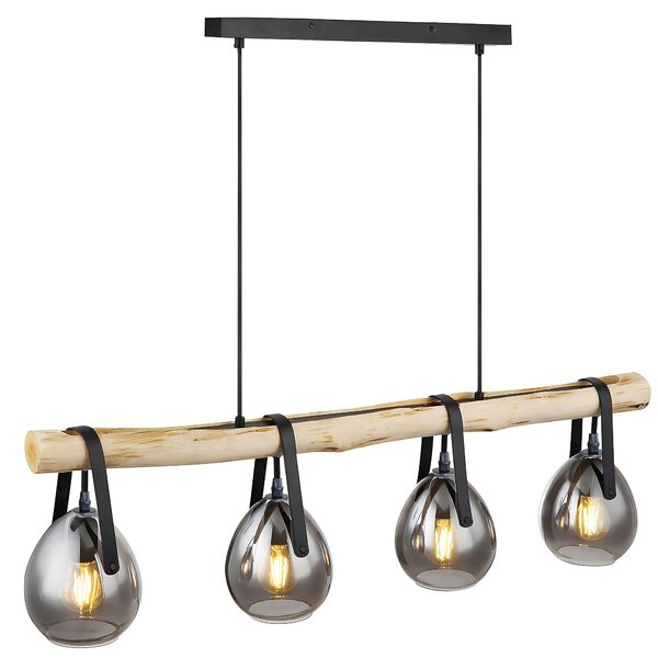 Stenska svetilka APP1775-4CP WOOD GREY