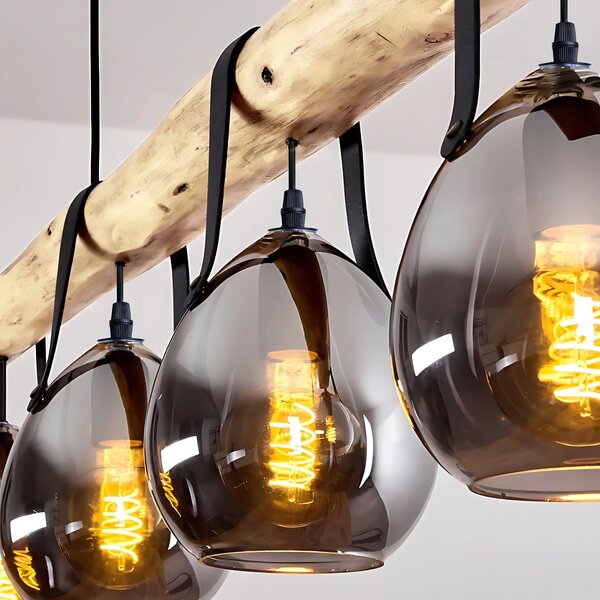 Stenska svetilka APP1775-4CP WOOD GREY
