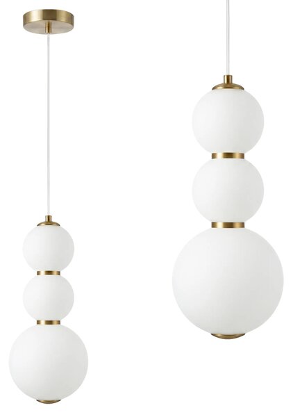 LED viseča stropna svetilka LHJ113-3CP krtačeno zlato