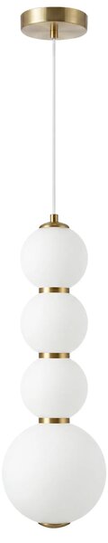 LED viseča stropna svetilka LHJ114-4CP krtačeno zlato