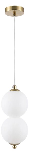 LED viseča stropna svetilka LHJ117-2CP krtačeno zlato