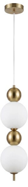 LED viseča stropna svetilka LHJ116-2CP krtačeno zlato