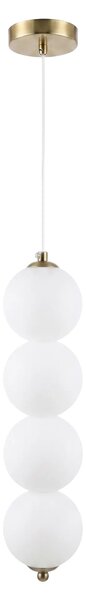 LED viseča stropna svetilka LHJ118-4CP krtačeno zlato