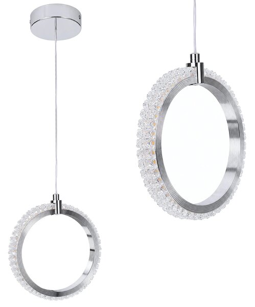 LED viseča stropna svetilka LHJ126-W Krom