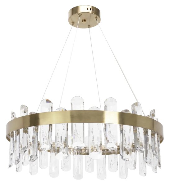 LED kristalna viseča svetilka SWE074-1CP 50cm Brushed Gold