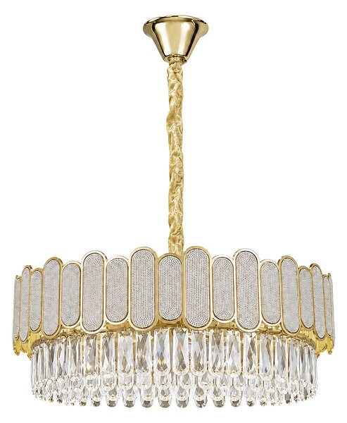 Kristalna viseča svetilka SWE107-CP 50cm GOLD