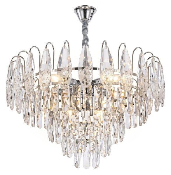Kristalna viseča svetilka SWE079-CP 50cm Chrom