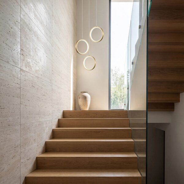 Viseča LED svetilka G112-CP Gold