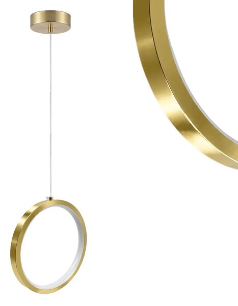 Viseča LED svetilka G112-CP Gold