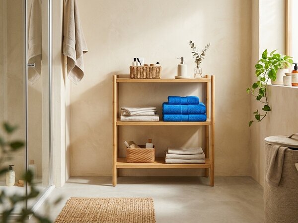 Brisača EMBORIA 50x100 cm modra, 100% bombaž