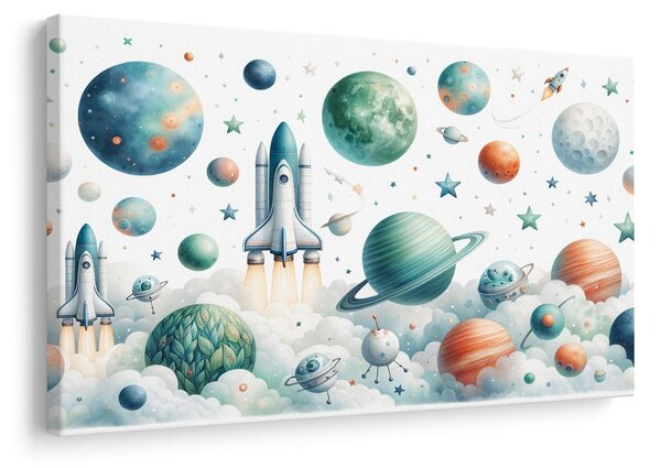 Slika raketa med planeti