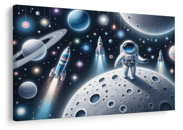 Slika otroški astronavt na Luni