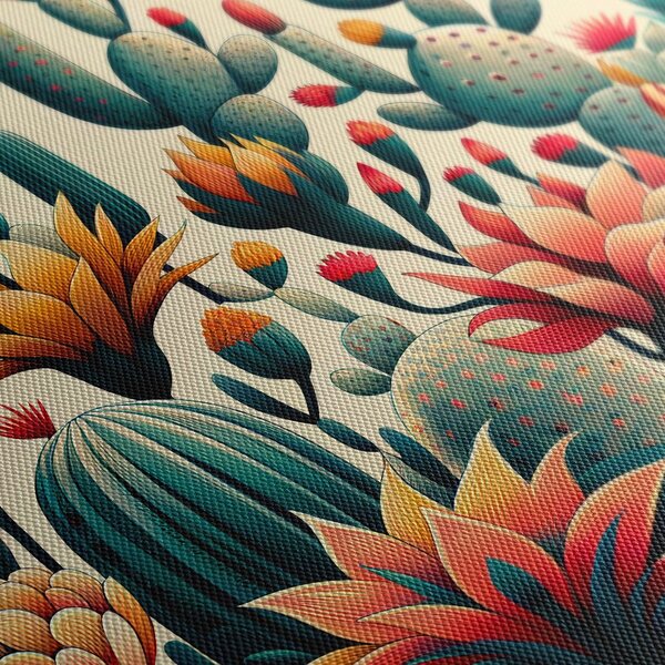 Slika kaktusi in eksotične rože