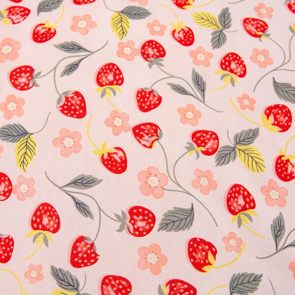 Posteljnina iz mikrovlaken STRAWBERRY roza Dimenzije posteljnine: 70 x 90 cm | 140 x 200 cm