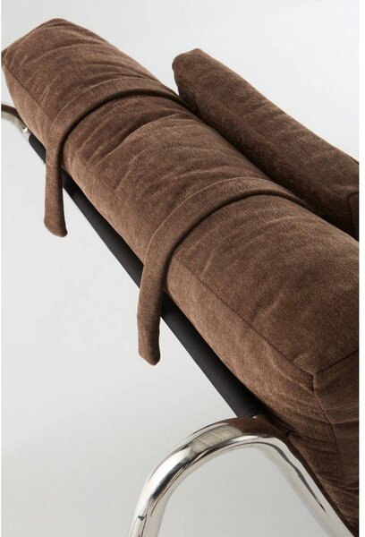 Sivo-bež fotelj iz šenilje Burleson – Jotex
