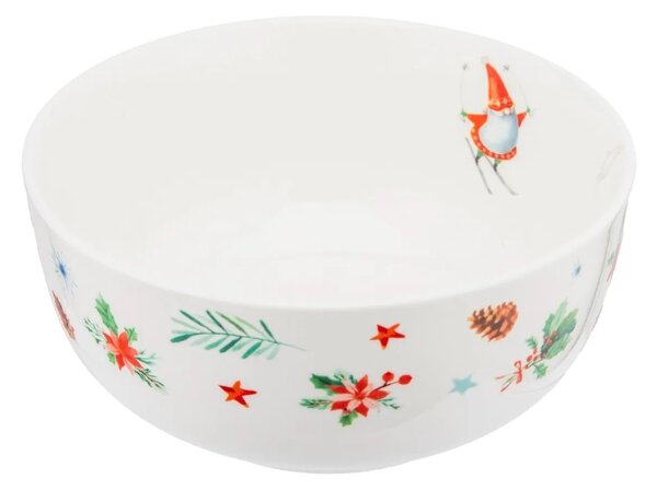 Altom Porcelanska posoda Zimski škratje 14 cm, 600ml