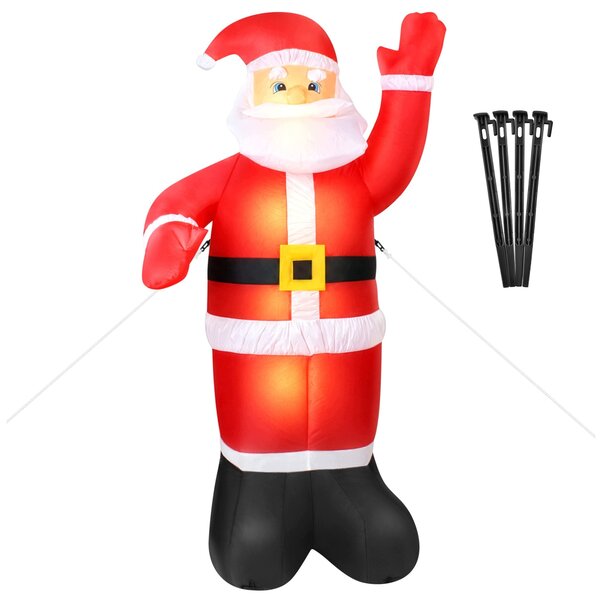 XL napihljiv Božiček z LED osvetlitvijo 180cm - Zortiva