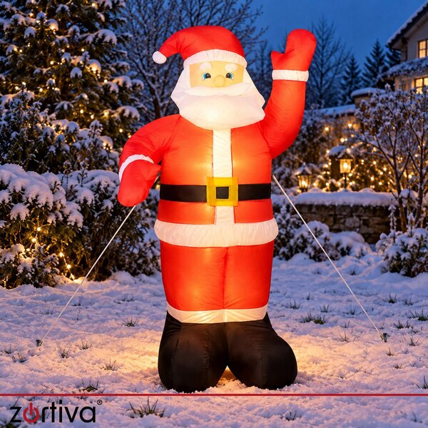 XL napihljiv Božiček z LED osvetlitvijo 180cm - Zortiva