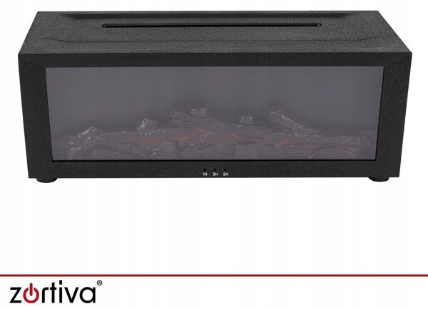 Difuzor dekorativni RGB LED kamin 150ml vlažilec zraka USB daljinec - Zortiva