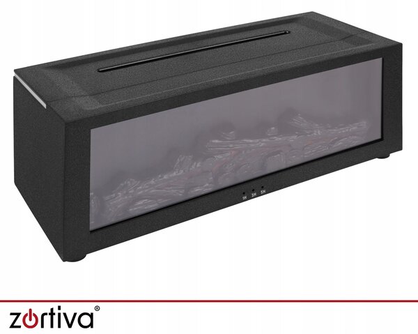 Difuzor dekorativni RGB LED kamin 150ml vlažilec zraka USB daljinec - Zortiva