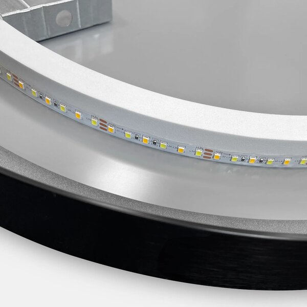 Ogledalo LED OVL 50x100cm Black