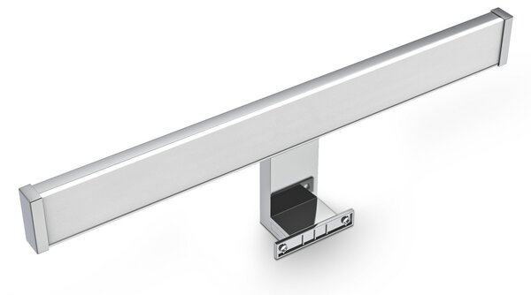B.K. Licht LED-stenna svetilka BKL1230, krom/bela, širina 40 cm, kovina, IP44, Krom, Kopalnica, Kovina, Sodobni