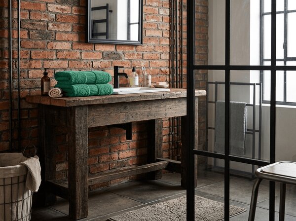 Kopalna brisača EMBORIA 70 x 140 cm zelena, 100% bombaž
