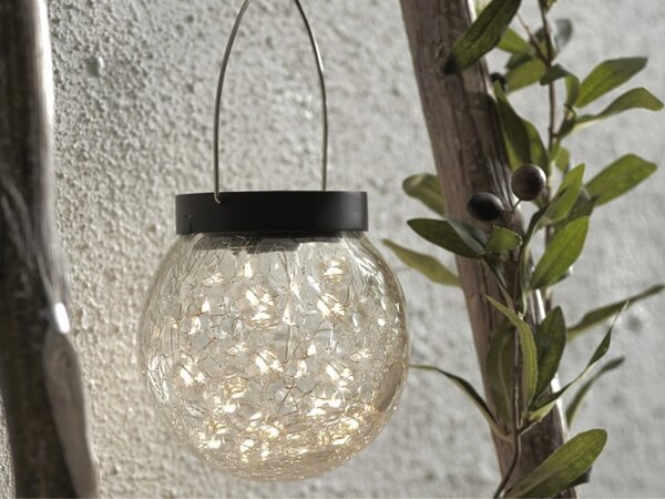 Viseča solarna luč GLORY 13 cm