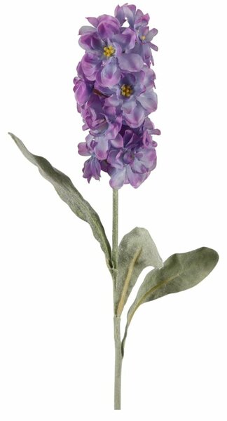 Umetni cvet MATTHIOLA 56 cm, vijolična