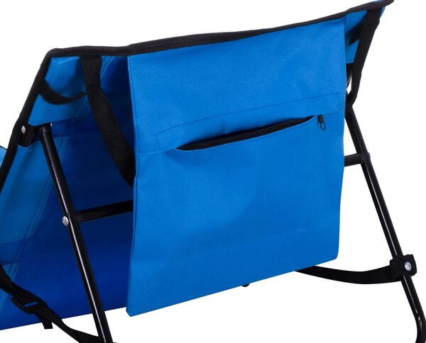 Oxford podloga za na plažo z naslonjalom 150x47cm ležalnik