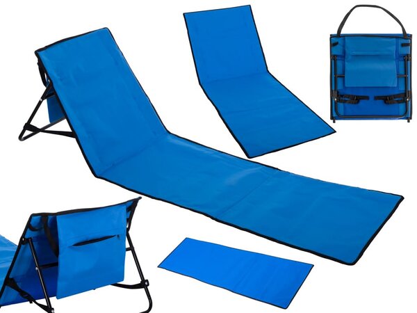 Oxford podloga za na plažo z naslonjalom 150x47cm ležalnik