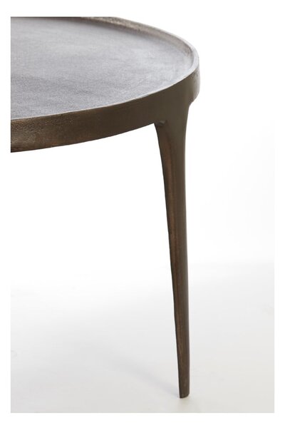 Rjave okrogle mizice v kompletu 2 ks ø 75 cm Tobias – Light & Living