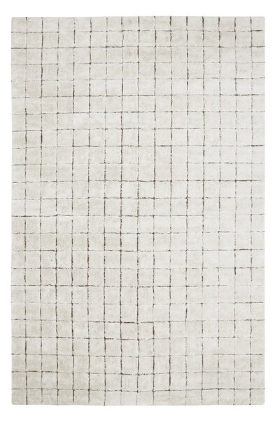 Kremno bela pralna ročno tkana bombažna preproga 200x300 cm Mosaic – Lorena Canals