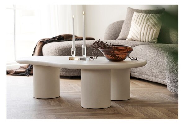 Svetlo siva mizica 80x120 cm Palmera – House Nordic