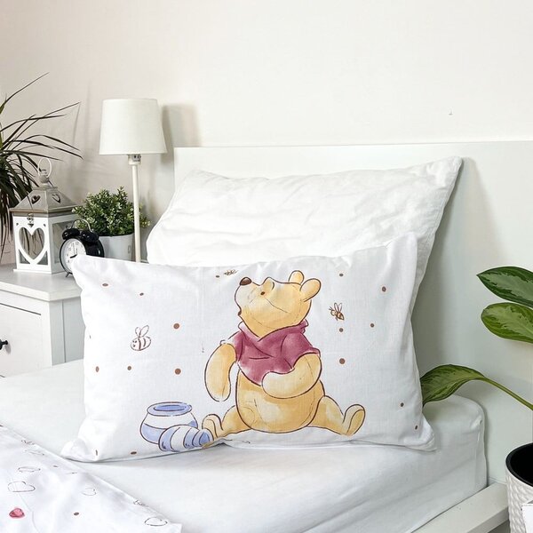 Bela bombažna otroška posteljnina za otroško posteljico 100x135 cm WTP "Birthday party" – Jerry Fabrics