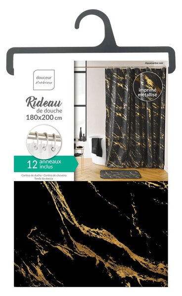 Zavesa za tuš 180x200 cm Aquamarbre – douceur d'intérieur