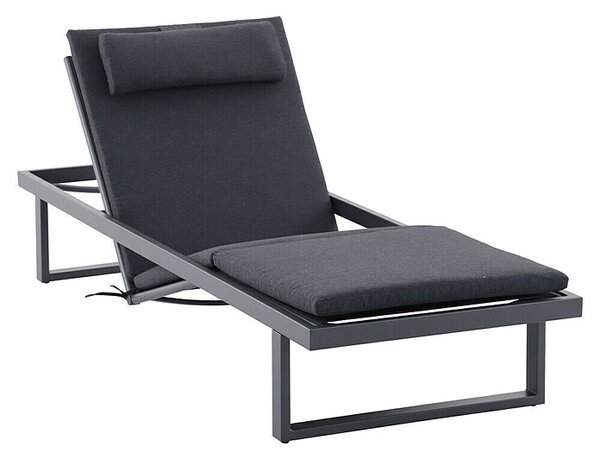 Sunfun Lumar Vrtni ležalnik (Do x Š: 200 x 72,5 cm, Antracit, Aluminij, Nastavljivo naslonjalo)