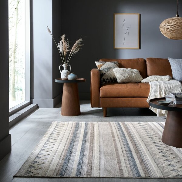 Sivo-bež pralna preproga 116x170 cm Everette – Flair Rugs