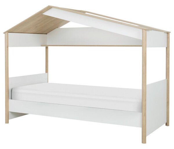 Mömax Postelja Matis, Bela, Barva Kostanja, 90x200