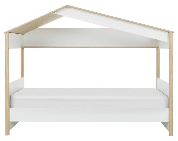 Mömax Postelja Matis, Bela, Barva Kostanja, 90x200