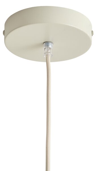 Japandi viseča svetilka bež z blagom 80 cm - Papel