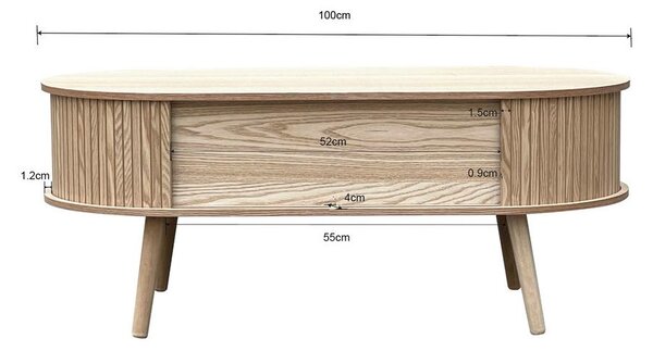 Premium Living Klubska Miza Skandy Ii