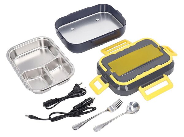 40W električna grelna lunch box posoda za hrano 12V-230V 900ml + pribor