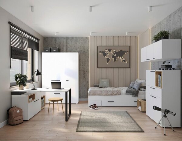 Modern Living Pisalna Miza Marlow, Bela
