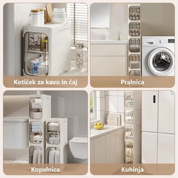 5-nadstropni Zložljivi Regal Gapstack™