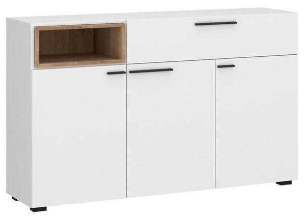 Modern Living Komoda Marlow, Bela, Barva Hrasta