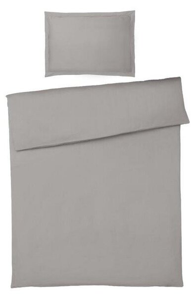 POSTELJNINA 140/200 cm saten siva