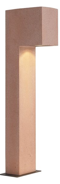 Moderna zunanja stebrna svetilka terakota 65 cm IP44 - Pompei
