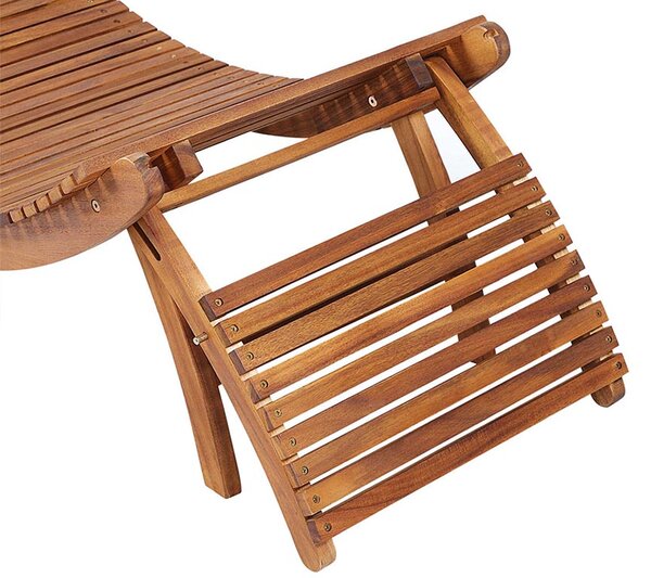 Casaria Ergonomski ležalnik iz akacijevega lesa